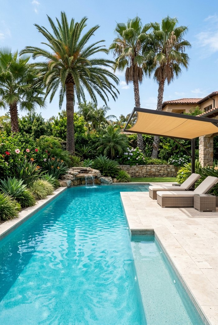 Poolside lounge